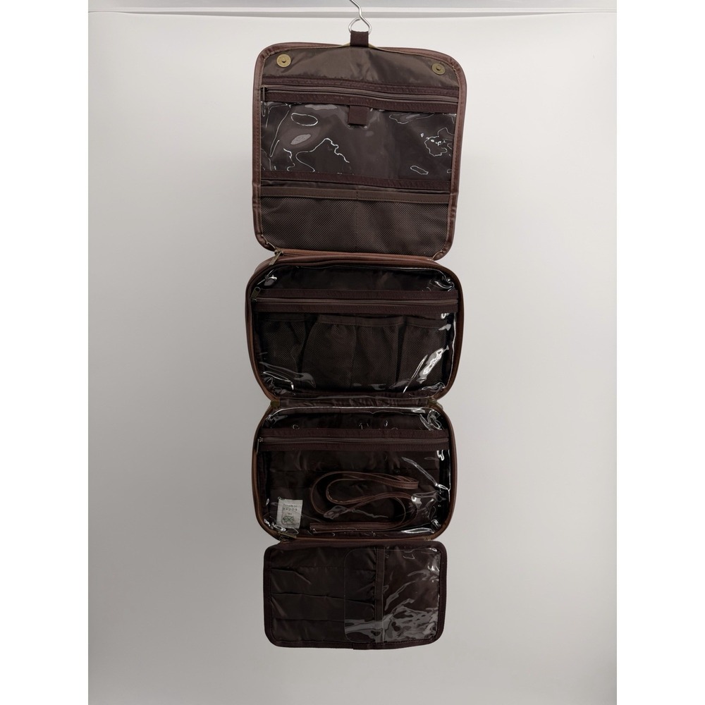 Elviros Hanging Toiletry Bag for Men 3-in-1 Large - Picture 2 of 5